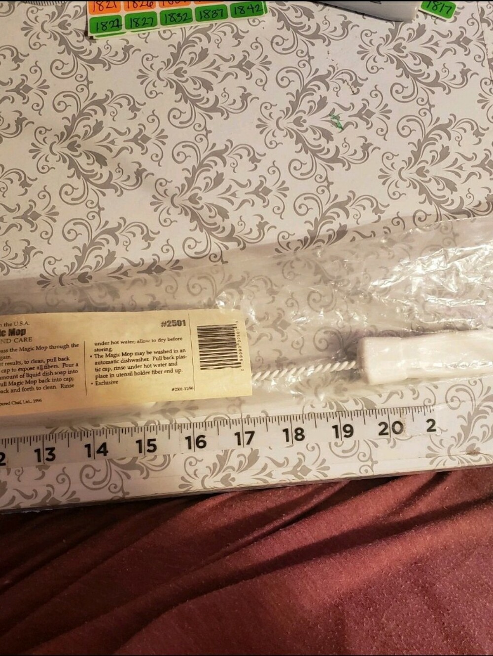 Retired Pampered Chef Magic Mop  Brush New Sealed #2501